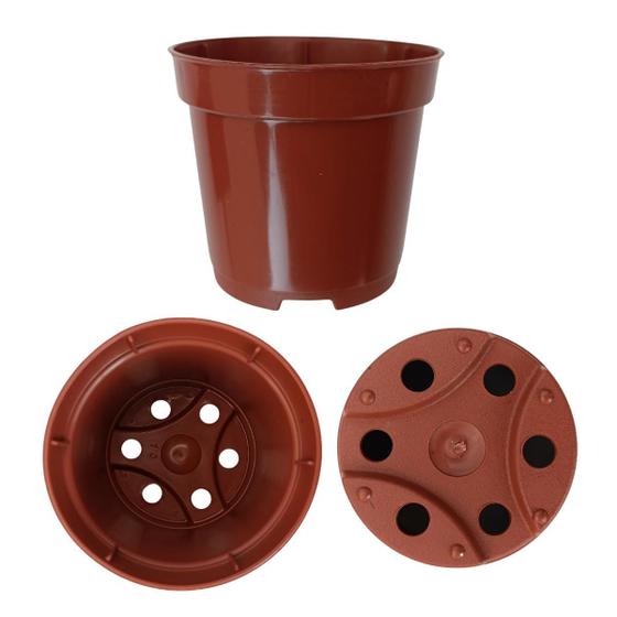Imagem de Mini Vasos pote 6 marrom 200 unidades vasos para mini suculentas cactos lembrancinha artesanato fazer mudas de suculentas plantas geral