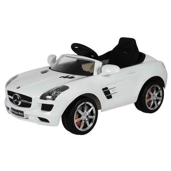 Imagem de Mini Veículo Elétrico Mercedes Benz SLS AMG Branco 12V