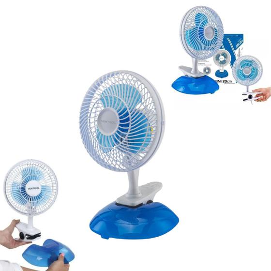 Imagem de Mini Ventilador 20cm De Mesa Ventisol 110v/220v Com Grampo