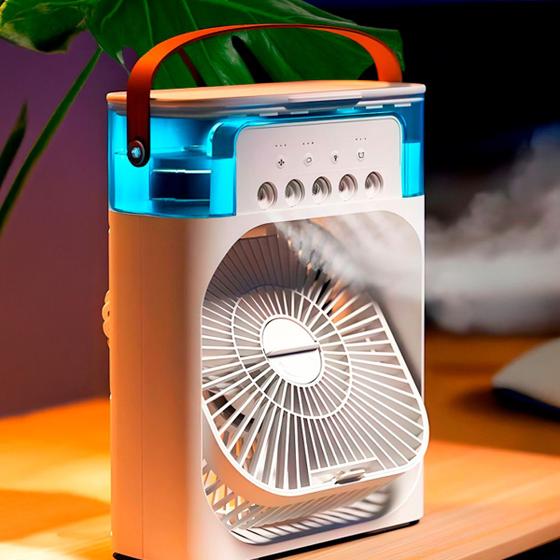 Imagem de Mini Ventilador Climatizador Portátil Usb Água Gelada