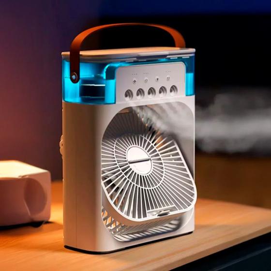 Imagem de Mini Ventilador Climatizador Portátil Usb para Água Gelada