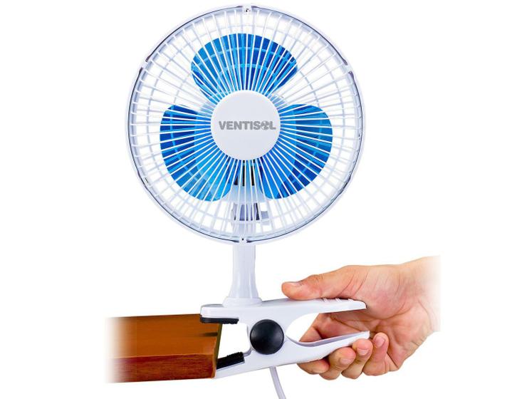 Imagem de Mini Ventilador de Mesa 2 Velocidades 20cm 2 em 1 Ventisol 8851001