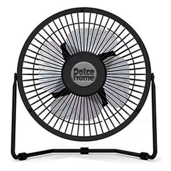 Mini Ventilador de Mesa USB - 14,9X9,6X14,6cm Menor preço em Mini Ventilador de Mesa USB - 14,9X9,6X14,6cm