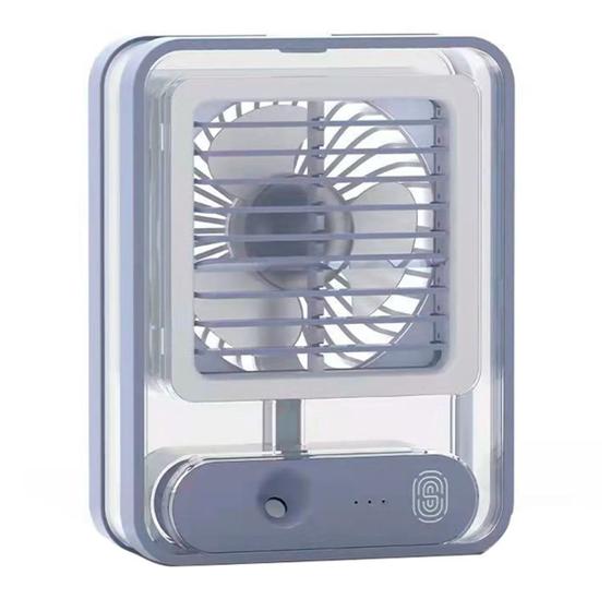 Imagem de Mini Ventilador Portátil 2 Em 1 Com Umidificador De Ar