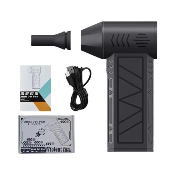 Mini Ventilador Turbo Jet com Velocidade Ajustável - Limpeza de Carro e Mais é boa?