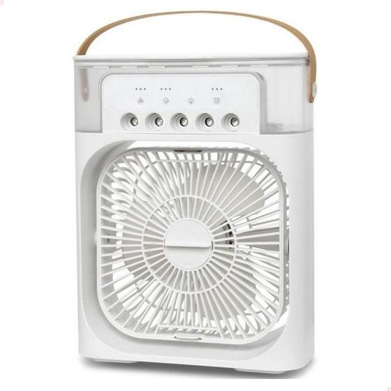 Imagem de Mini Ventilador Umidificador Ar Portátil Casa Carro Veículos