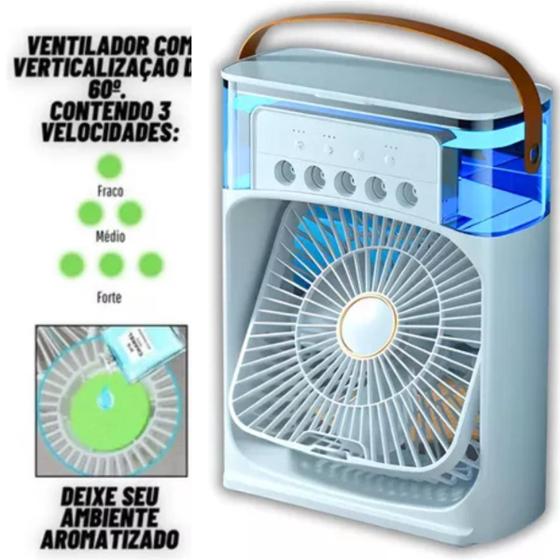 Imagem de Mini Ventilador Umidificador Premium com Alta Durabilidade e Resistência