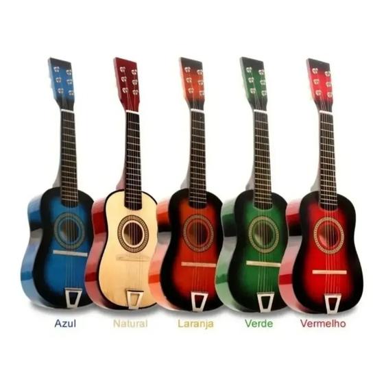 Mini Violão Acústico Infantil Corda em Aço. Menor preço em Mini Violão Acústico Infantil Corda em Aço.
