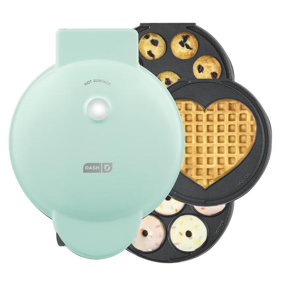 Imagem de Mini Waffle e Donut Maker DASH MultiMaker Aqua