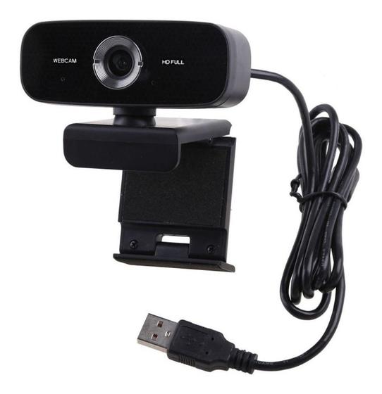 Imagem de Mini Webcam Full Hd 1080 Usb Câmera Vídeo Conferencia Audio
