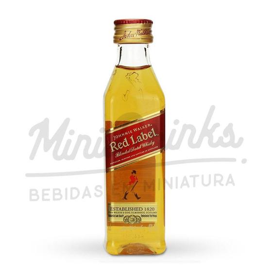 Mini Whisky Johnnie Walker Red Label 50ml - Whisky - Magazine Luiza
