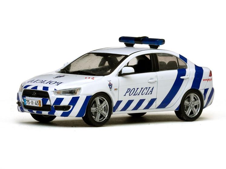 Imagem de Miniatua Policia Portugal Mitsubishi Lancer 1/43 Vitesse