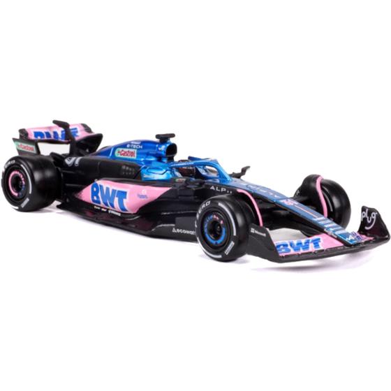 Imagem de Miniatura - 1:43 - Formula 1 BWT Alpine 2023 A523 31 Esteban Ocon com Capacete - Bburago