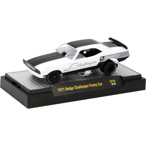 Imagem de Miniatura - 1:64 - 1971 Dodge Challenger Funny Car - Auto-Thentics R78 - M2 Machines