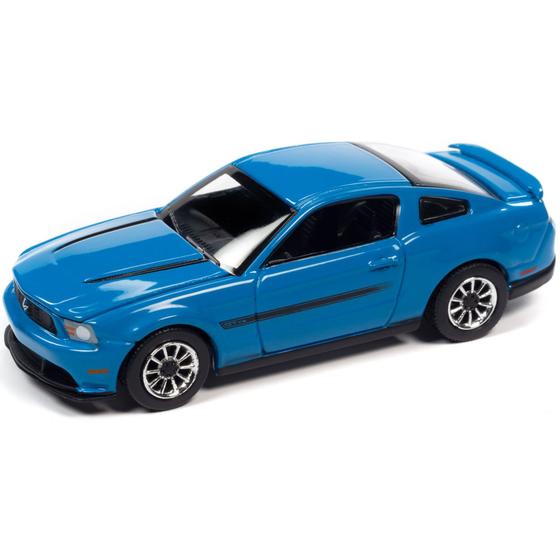 Imagem de Miniatura - 1:64 - 2012 Ford Mustang GT/CS Blue - Modern Muscle R3 - Auto World AW64372