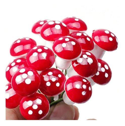 Imagem de Miniatura 10 Cogumelos - Terrário Mini Jardim Vaso Decoração