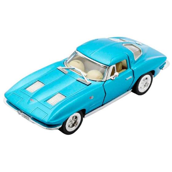 Imagem de Miniatura 1963 Corvette Sting Ray Escala 1:36 Azul
