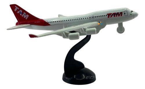 Imagem de Miniatura Avião Metal Boeing Airbus Tam 14cm Comercial