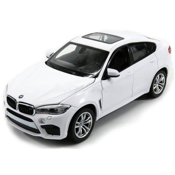 Imagem de Miniatura Bmw X6M Branco Rastar 1/24