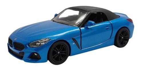 Imagem de Miniatura Bmw Z4 Azul Metal Kinsmart 1:34