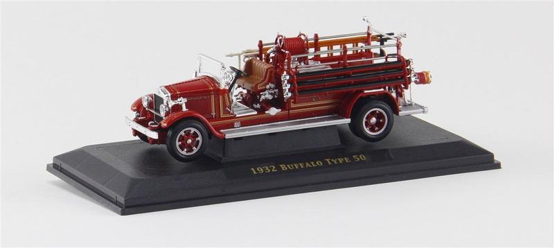 Imagem de Miniatura caminhão de bombeiro buffalo type 50 1932 esc 1/43