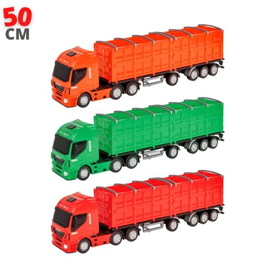 Miniatura Carreta Brinquedo Carrinho Infantil Iveco Grande - Usual ...