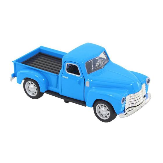 Imagem de Miniatura Carrinho Chevrolet de Metal Pickup 3100 Azul (1950)