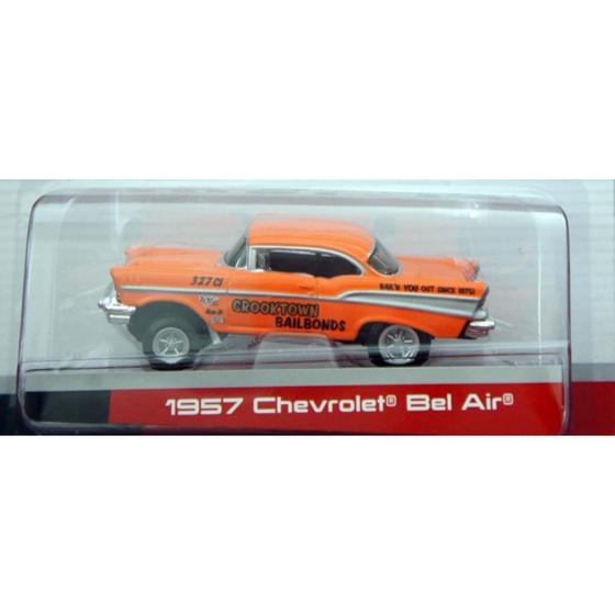 Imagem de Miniatura Carro Chevrolet Bel Air 1957 1/64 Laranja Maisto 15494