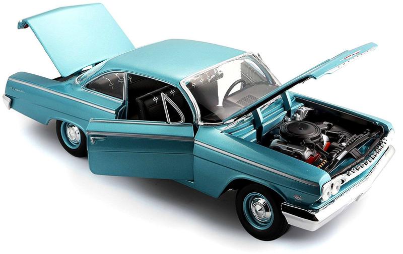 Imagem de Miniatura Carro Chevrolet Bel Air 1962 1/18 Special Edition Azul Maisto 31641