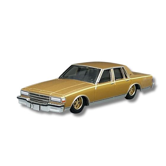 Imagem de Miniatura Carro Chevrolet Caprice 1985 1/64 Dourado Greenlight Gre63010