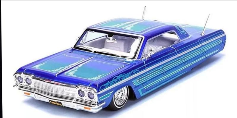 Maisto Design Lowriders 1:24 – Chevrolet El Camino 1965 – Low Rider Borgogna – Diecast
