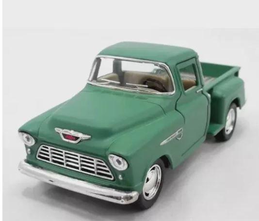 Imagem de Miniatura Carro Chevy Stepside Pick-up 1955 1/32 (Verde)