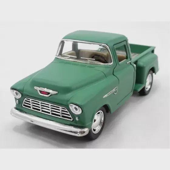 Imagem de Miniatura Carro Chevy Stepside Pick-up 1955 1/32 (Verde)