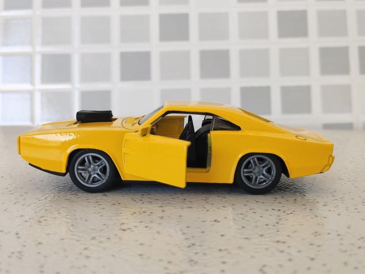 Imagem de Miniatura Carro Filme Velozes e Furiosos Toretto Dodge Modelo 1970 4 Cores