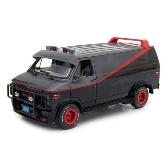 Imagem de Miniatura Carro Gmc Furgão Vandura The A-Team Esquadrão Classe A 1983 1/18 Greenlight Gre13521