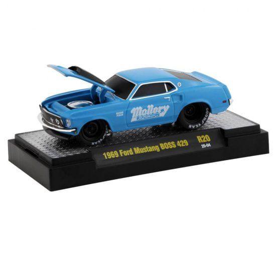 Imagem de Miniatura Carro Ground Pounders Series 1/64 Ford Mustang Boss 429 1969 Az M2 Machines