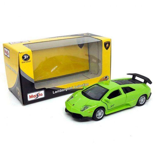 Imagem de Miniatura Carro Lamborghini Murciélago Lp-670 1/24 Plus Verde Bburago 21050