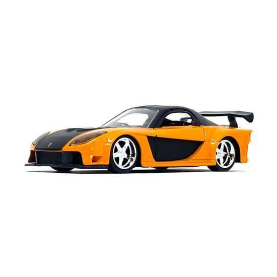 Miniatura Carro Mazda RX7 Han's Velozes e Furiosos 132 Jada Miniaturas de Carros Magazine Miniatura Carro Mazda RX7 Han's Velozes e Furiosos 132 Jada Miniaturas de Carros Magazine