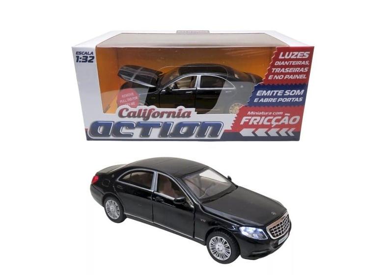 Imagem de Miniatura Carro Metal C/som Luz Fricção - California Action