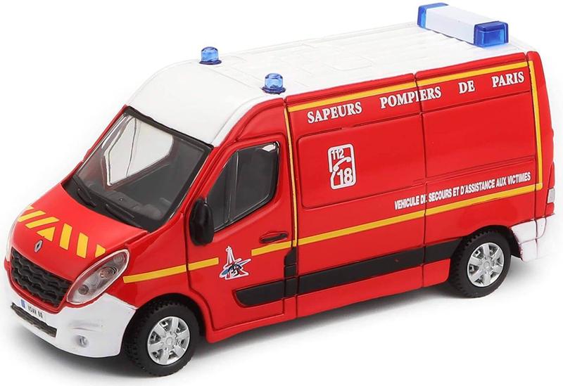 Miniatura - Carro - Renault Master - 1:50 - Bburago Emergency - VERMELHO Menor preço em Miniatura - Carro - Renault Master - 1:50 - Bburago Emergency - VERMELHO
