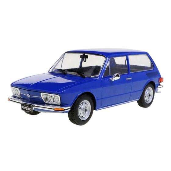 Imagem de Miniatura Carro Volkswagen Brasília 1976 1/24 Azul California Toys 24208A