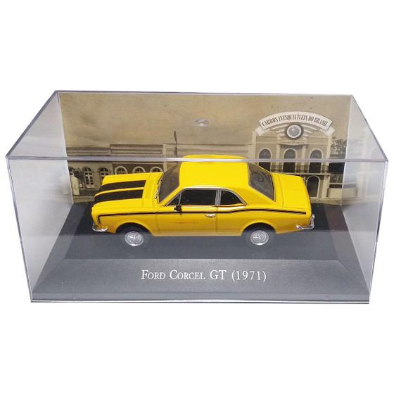 Imagem de Miniatura Carros Nacionais Ford Corcel GT 1971 Amarelo