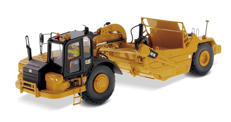 Imagem de Miniatura cat trator scraper 621k escala 1/50