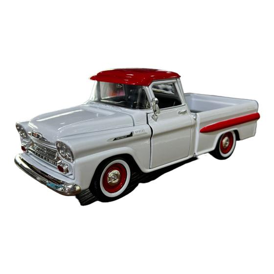 Imagem de Miniatura Chevrolet Apache 1958 Branco 1:24