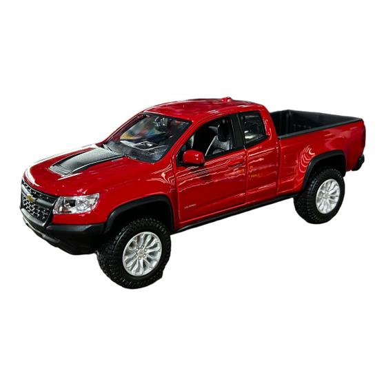 Imagem de Miniatura Chevrolet Colorado ZR2 Vermelho Maisto Metal 1:24