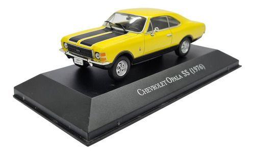 Imagem de Miniatura Chevrolet Opala Ss 1976 Amarelo Coleção Metal 1:43