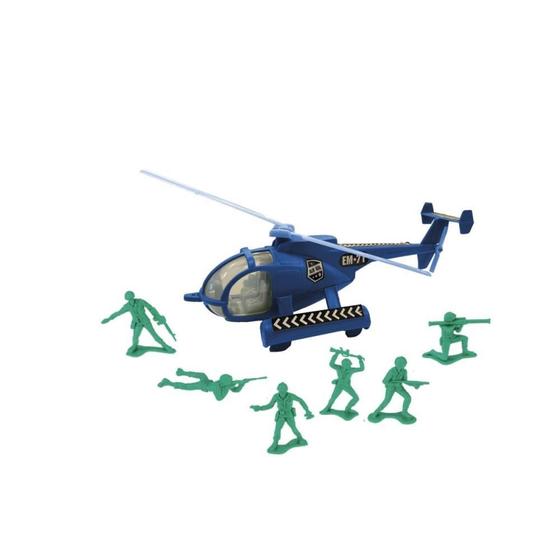 Imagem de Miniatura Colecionavel Forcas ARMADAS Helicoptero 6PC Pacote