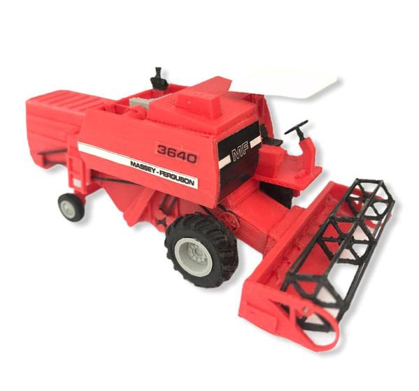 Imagem de Miniatura Colheitadeira Massey Ferguson 3640 Escala Ho 1/87 Expresso Duino 020