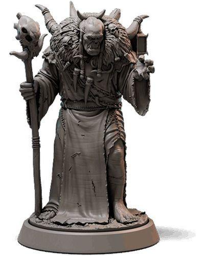 Imagem de Miniatura Conspiração Orc Shaman Tamanho 20cm Rpg