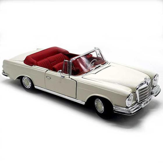 Imagem de Miniatura de Carro Mercedez Bens 280 Cabriolet 1967 Special Edition - 1:18